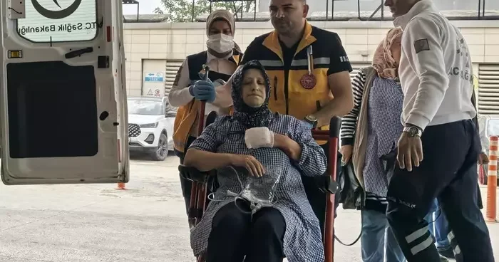 Elini makineye kaptıran işçi yaralandı