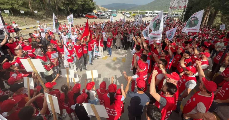 Bilecik te işçilerden peşkeşe karşı eylem!