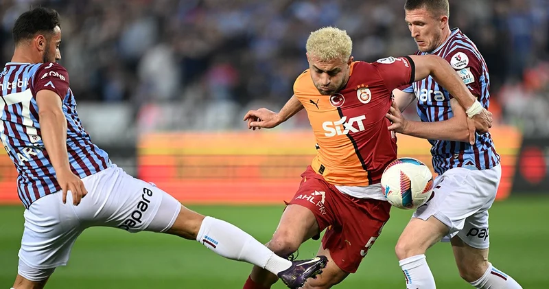 Galatasaray Trabzon da galip: 1 puan kaldı