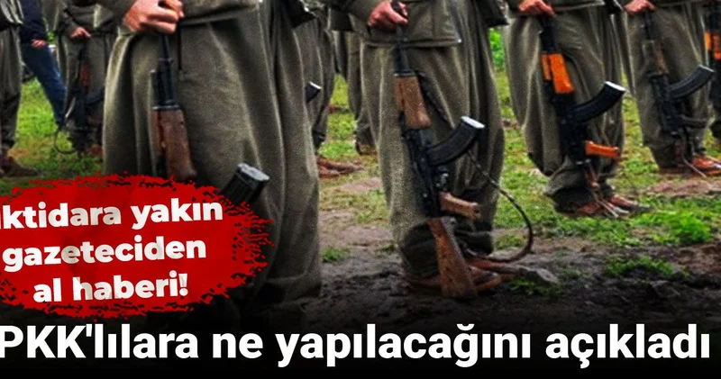 PKK lılara ne yapılacağını açıkladı: İktidara yakın gazeteciden al haberi