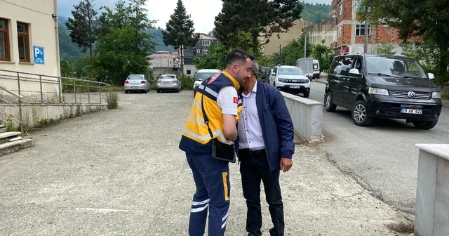 Rize de baldan zehirlenen arıcı, sağlık ekiplerinin müdahalesiyle kurtarıldı Rize Haberleri