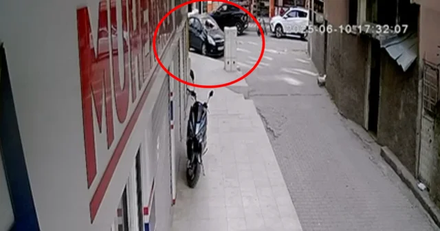 5 inci kattan park halindeki otomobilin üzerine düşen Elif, yaralandı; o anlar kamerada Siirt Haberleri