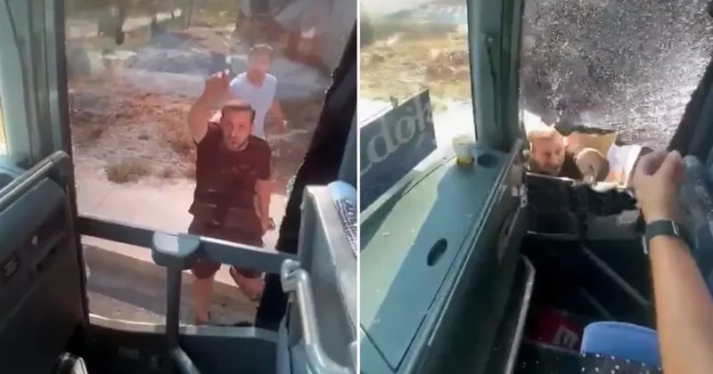 Tur Otobüsüne Saldırı: 4 Gözaltı