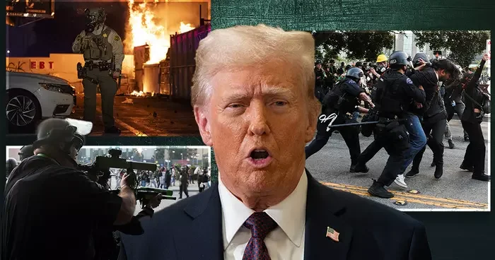 ABD de kaos tırmanıyor! Sokaklardan alev alev görüntüler geldi, protestolar başka kentlere de sıçradı: Trump tehdit yağdırıyor