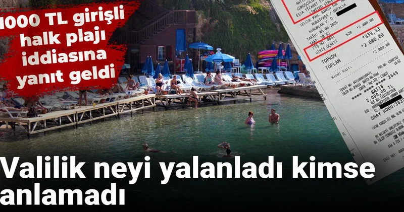 1000 TL girişli halk plajı iddiasına yanıt geldi: Valilik neyi yalanladı kimse anlamadı