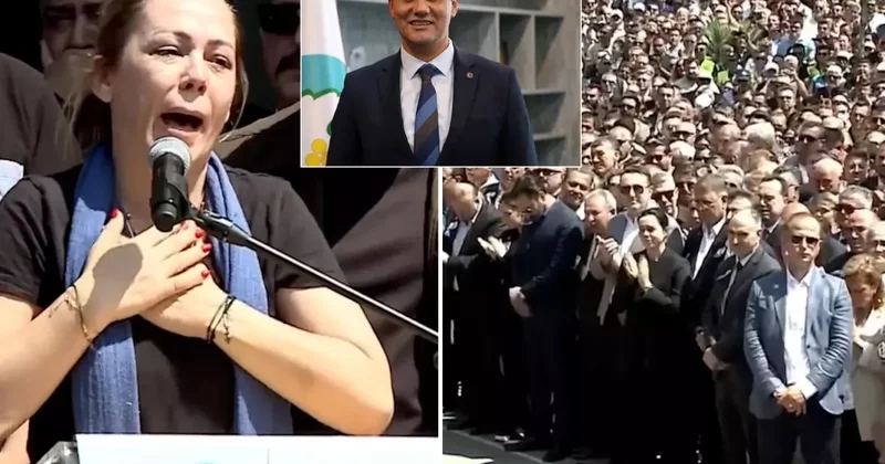 Ferdi Zeyrek in eşi, alanda toplanan binlerce kişiden helallik istedi
