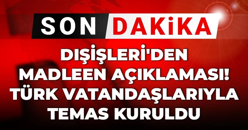 Son Dakika Dışişleri den Madleen açıklaması! Türk vatandaşlarıyla temas kuruldu
