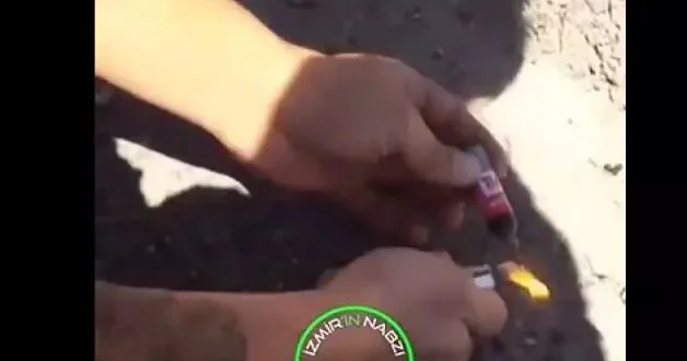 Etkileşim uğruna torpille kuru otları ateşe verdi!