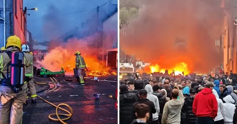 İrlanda da küçük kıza cinsel saldırı iddiası sonrası sokalar karıştı
