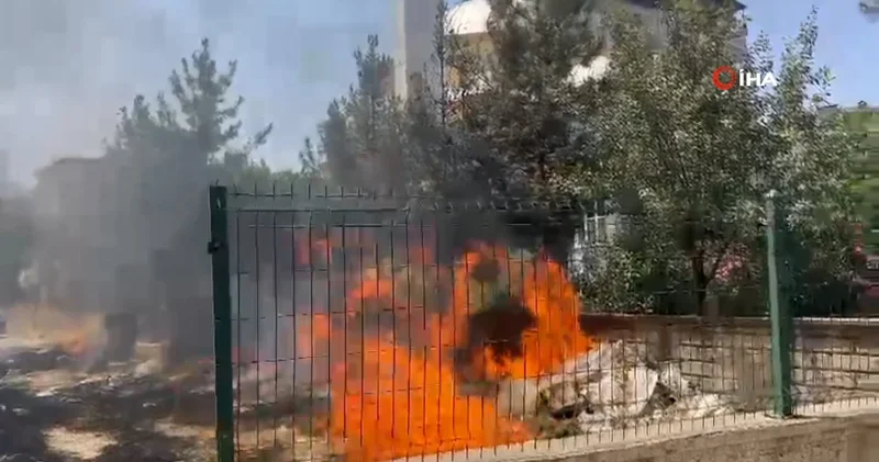 Siirt te yangın paniği