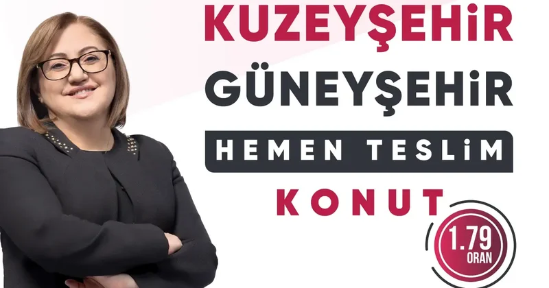 GBB konut uygun ödeme koşullarıyla hemen teslim konutların satışına çıkıyor