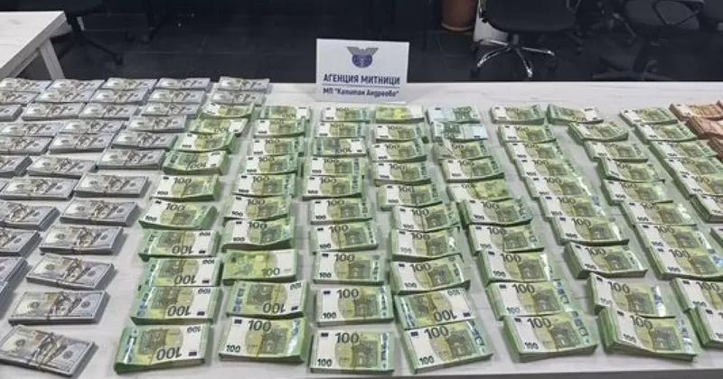 Yaklaşık 40 milyon TL yi Bulgar gümrüğüne yakalattı