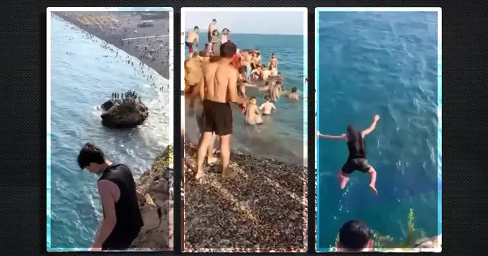 40 metreden denize çakıldı! Antalya da korku dolu anlar saniye saniye kameralara yansıdı...