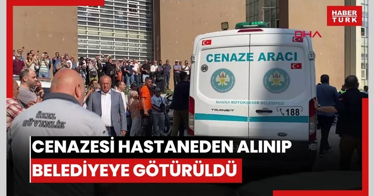Ferdi Zeyrek in cenazesi hastaneden alınıp belediyeye götürüldü