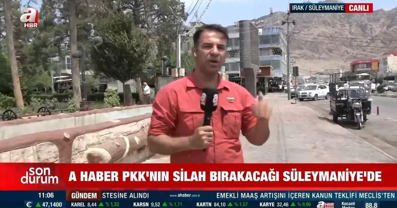 A Haber PKK nın silah bırakacağı Süleymaniye de! İşte bölgede son durum