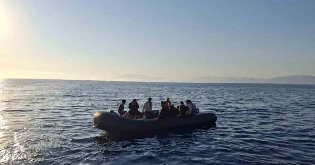 Ayvacık ta 16 sı çocuk 23 kaçak göçmen kurtarıldı Çanakkale Haberleri