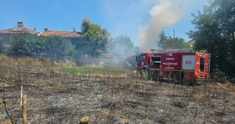 Tarladaki otları temizlemek isterken başkasını evinden ediyordu!