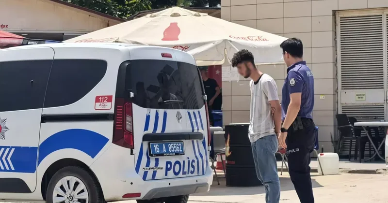 İnegöl de Su İsteyen Genç Bahçivana Saldırdı