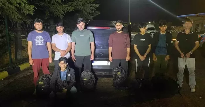 Tekirdağ’da göçmen kaçakçılığı operasyonunda 7 düzensiz göçmen yakalandı