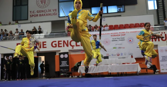 8. Açık Balkan Wushu Kung Fu Şampiyonası nın açılış seremonisi yapıldı Edirne Haberleri