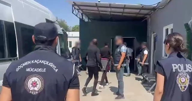 Denizli de 11 kaçak göçmen ile 1 organizatör yakaladı Denizli Haberleri