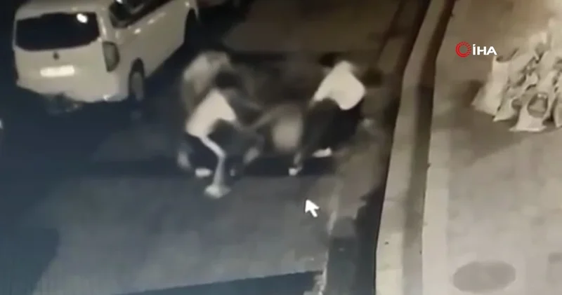 Küçükçekmece de döner bıçaklı dehşet! O anlar kamerada