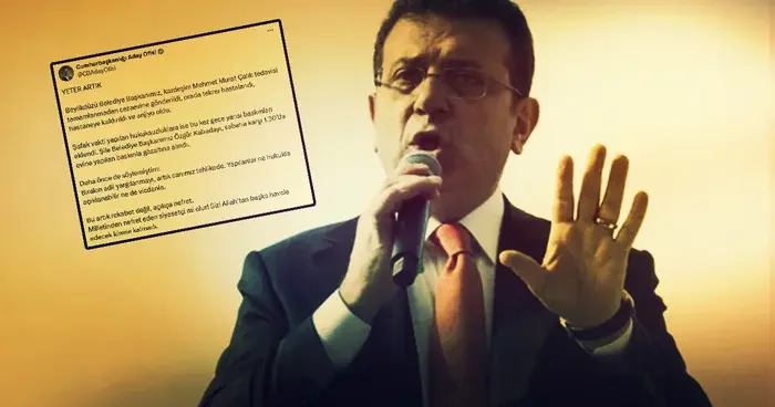 Ekrem İmamoğlu ndan ses getiren paylaşım! Yeter artık diyerek isyan etti: Bu artık rekabet değil