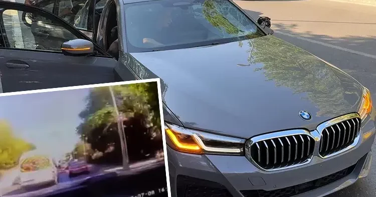 Amerika dan gemiyle getirdiği aracı Avcılar da trafiğe çıkardı, 10 dakika sonra olanlar oldu... O anlar kamerada