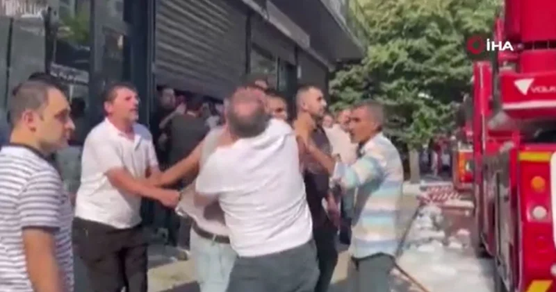 Bursa da yangını söndürmeye çalışan itfaiye personeli darbedildi