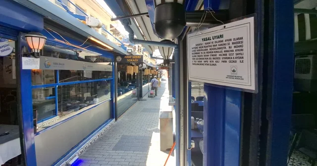 Bursa nın tarihi Arap Şükrü Sokağı ndaki 11 işletme mühürlendi Bursa Haberleri