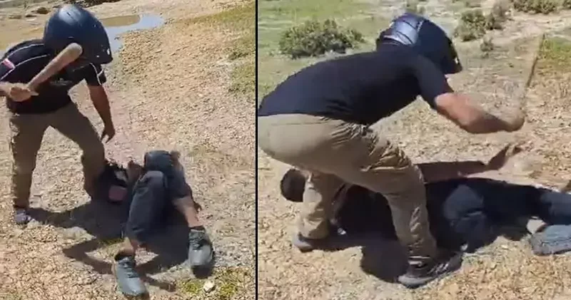 Kask takıp 2 genci döven şüpheli, bu kez başkasına darp iddiasıyla tutuklandı
