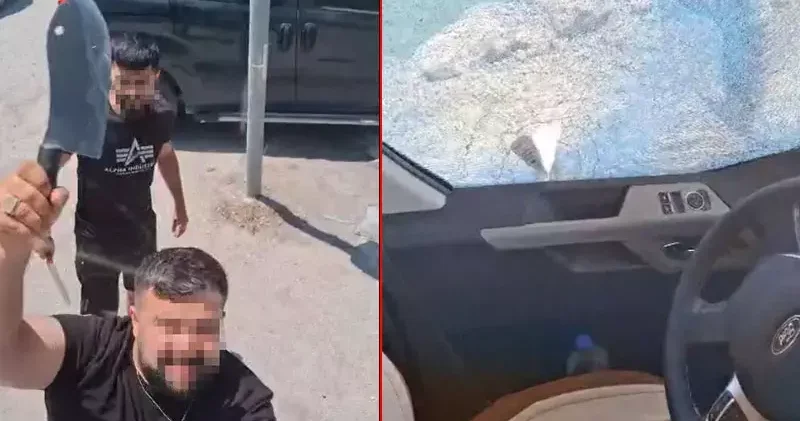 Yol verme tartışmasında TIR sürücüsüne satır ve bıçakla saldıran 2 kişi tutuklandı