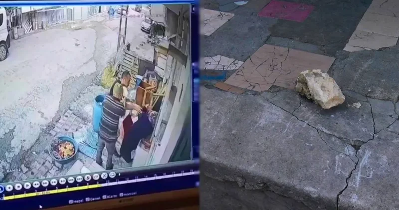 Boş bidon için 58 yaşındaki kadına baba oğul saldırdılar