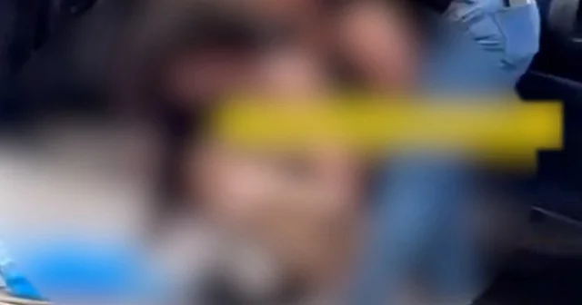 Bahçelievler de giyim kavgası kameraya yansıdı: Böyle çıplak gezmeyin çocuklarımız var VİDEO İZLE