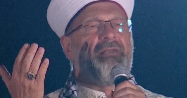 Diyanet İşleri Başkanı Erbaş tan dua: Eller Gazze için semaya kalktı VİDEO İZLE