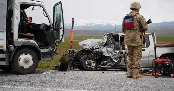 Erzurum’da jandarma bölgesinde 37 trafik kaza
