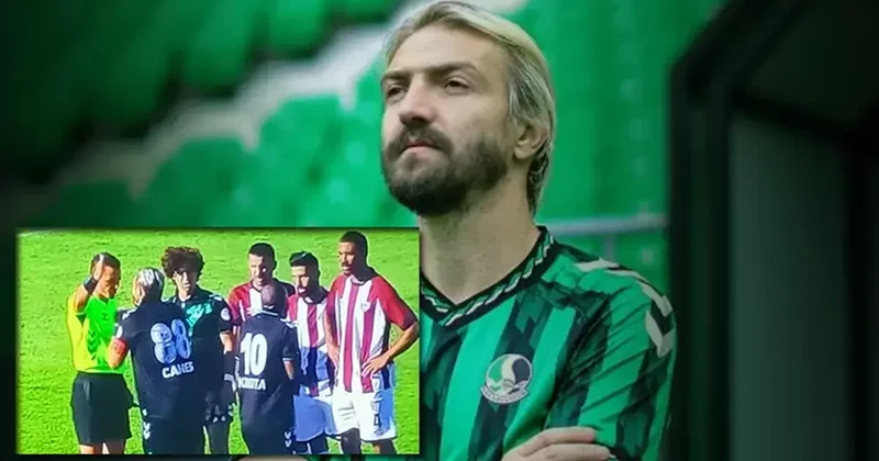 Bandırmaspor Sakaryaspor maçına damga vuran olay: Caner Erkin direkt kırmızı kart gördü! Hakeme şiddetli... Fanatik Gazetesi Futbol Haberleri Spor