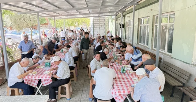 Çan ın Bahadırlı köyünde hayır yemeği düzenlendi Çanakkale Haberleri