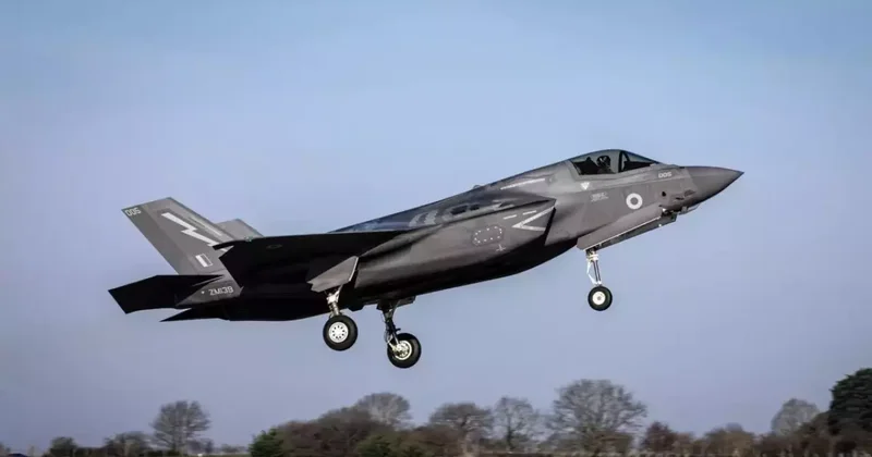 Bir F 35 daha acil iniş yaptı!