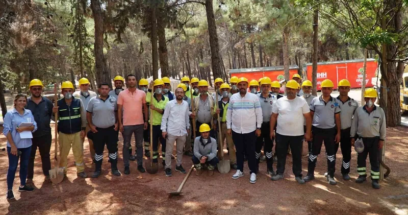 Dülük Tabiat Parkı’nda orman yangını tatbikatı yapıldı