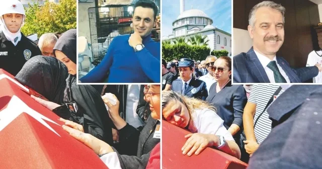 İzmir de silahlı saldırıda şehit polisler son yolculuğuna uğurlandı Yerel Gündem Haberleri