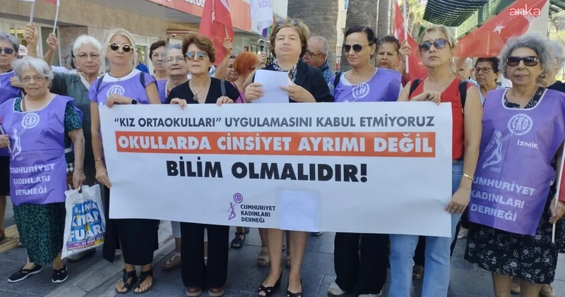 Kadınlardan Yusuf Tekin e kız ortaokulları tepkisi