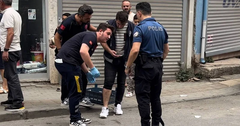İhbara gelen polisin birini kendi birini köpeğine ısırttı
