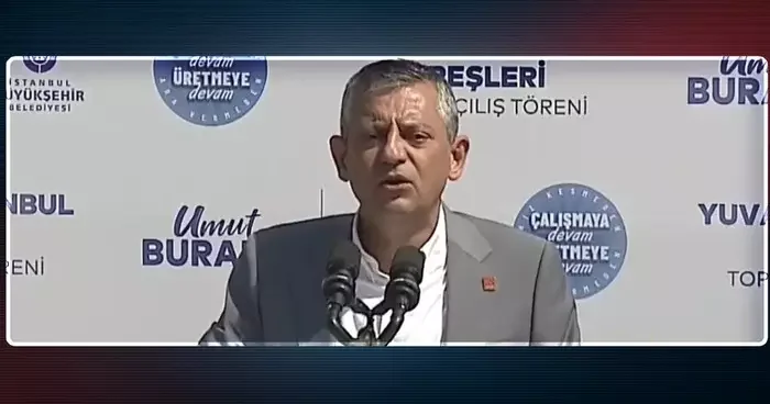 CHP lideri Özel den İstanbul için net mesaj! Hizmet de açsak Özgür Çelik le, hapis de yatsak Özgür Çelik le