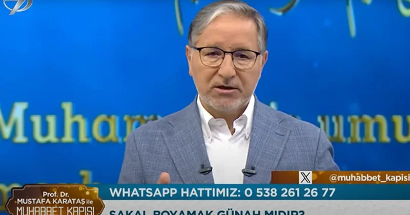 Sakal boyamak günah mıdır? Prof. Dr. Mustafa Karataş hoca cevapladı