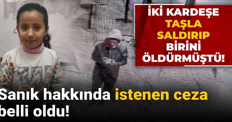 İki kardeşe taşla saldırıp birini öldürmüştü! Sanık hakkında istenen ceza belli oldu