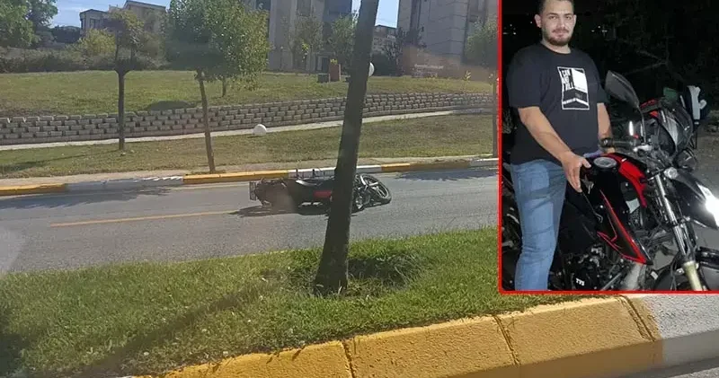 Motosikletiyle refüje çarpan üniversiteli Ömer Faruk öldü