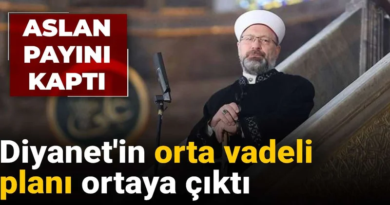 Diyanet in orta vadeli planı ortaya çıktı: Aslan payını kaptı