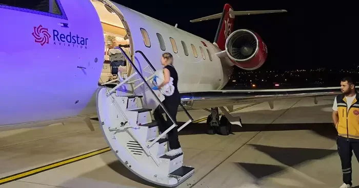 Kalp hastası bebek, ambulans uçakla sevk edildi
