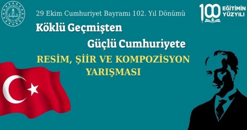 MEB, Cumhuriyetin 102 nci yıl dönümü kapsamında yarışmalar düzenleyecek